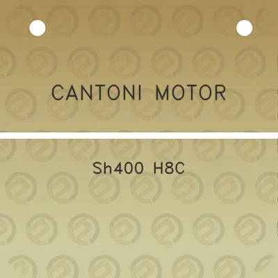 cantoni-motor-sh400-h8c