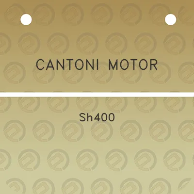 cantoni-motor-sh400