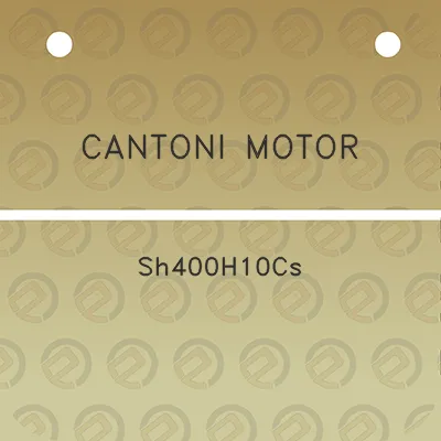 cantoni-motor-sh400h10cs