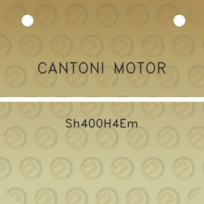 cantoni-motor-sh400h4em