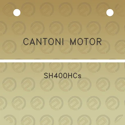 cantoni-motor-sh400hcs