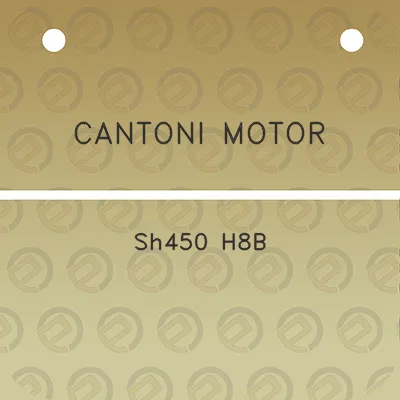 cantoni-motor-sh450-h8b