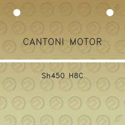 cantoni-motor-sh450-h8c