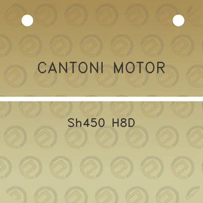 cantoni-motor-sh450-h8d