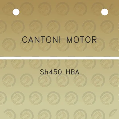 cantoni-motor-sh450-hba