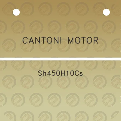 cantoni-motor-sh450h10cs