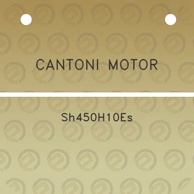 cantoni-motor-sh450h10es