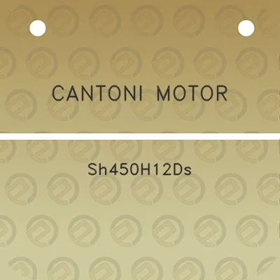 cantoni-motor-sh450h12ds