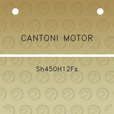 cantoni-motor-sh450h12fs