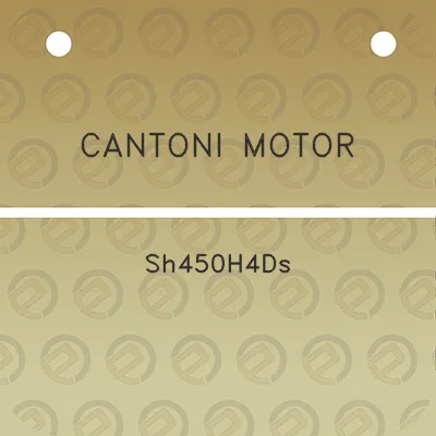 cantoni-motor-sh450h4ds