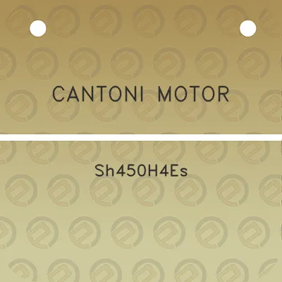 cantoni-motor-sh450h4es