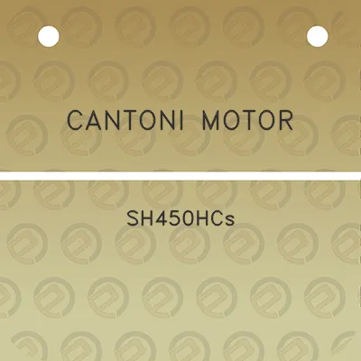 cantoni-motor-sh450hcs