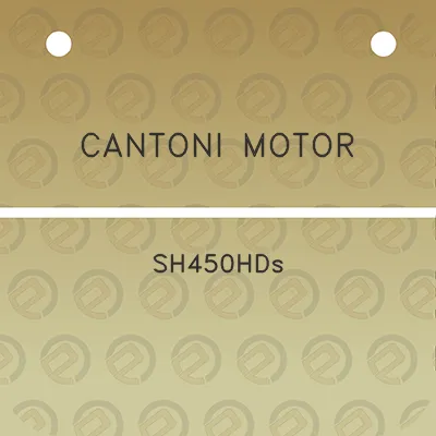 cantoni-motor-sh450hds