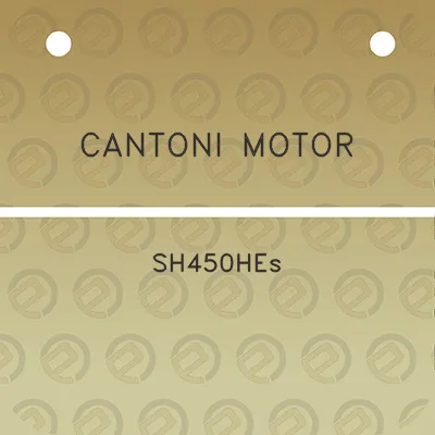 cantoni-motor-sh450hes