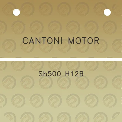 cantoni-motor-sh500-h12b