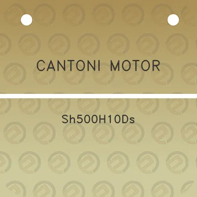 cantoni-motor-sh500h10ds