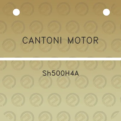 cantoni-motor-sh500h4a