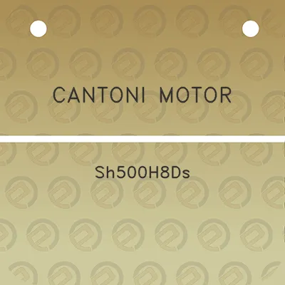 cantoni-motor-sh500h8ds