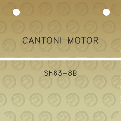 cantoni-motor-sh63-8b