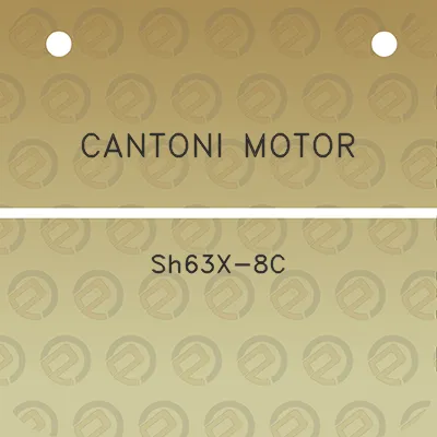 cantoni-motor-sh63x-8c