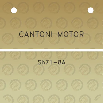 cantoni-motor-sh71-8a