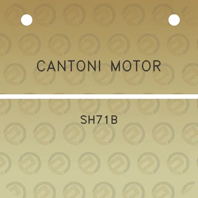 cantoni-motor-sh71b