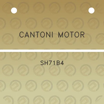 cantoni-motor-sh71b4