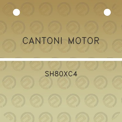 cantoni-motor-sh80xc4