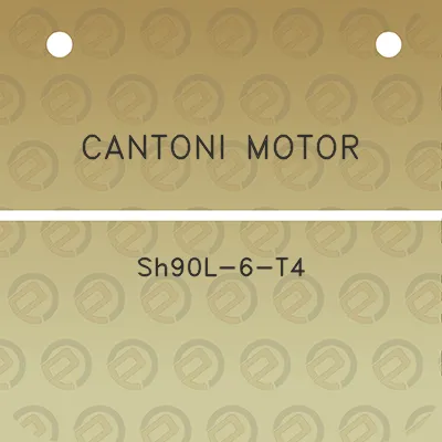 cantoni-motor-sh90l-6-t4