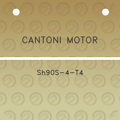 cantoni-motor-sh90s-4-t4