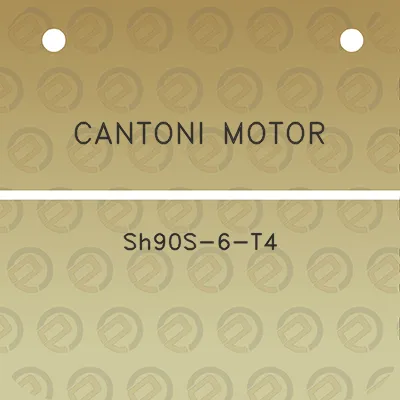 cantoni-motor-sh90s-6-t4