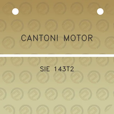 cantoni-motor-sie-143t2