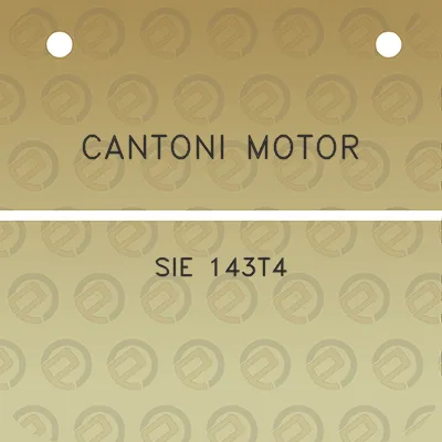 cantoni-motor-sie-143t4