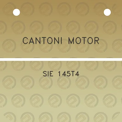 cantoni-motor-sie-145t4