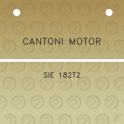 cantoni-motor-sie-182t2