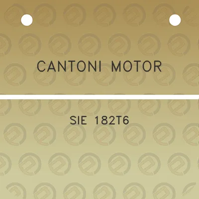 cantoni-motor-sie-182t6