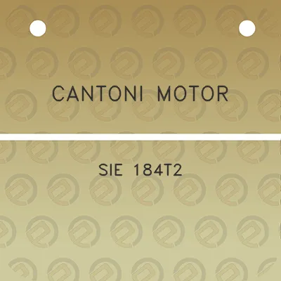 cantoni-motor-sie-184t2