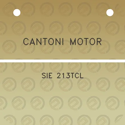 cantoni-motor-sie-213tcl