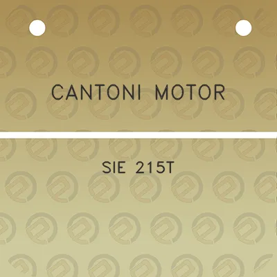 cantoni-motor-sie-215t