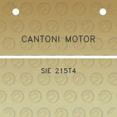 cantoni-motor-sie-215t4