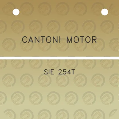 cantoni-motor-sie-254t