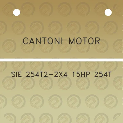 cantoni-motor-sie-254t2-2x4-15hp-254t