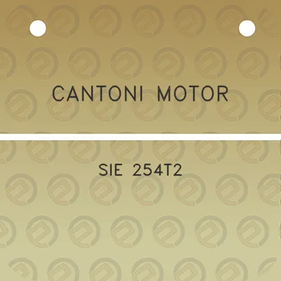 cantoni-motor-sie-254t2