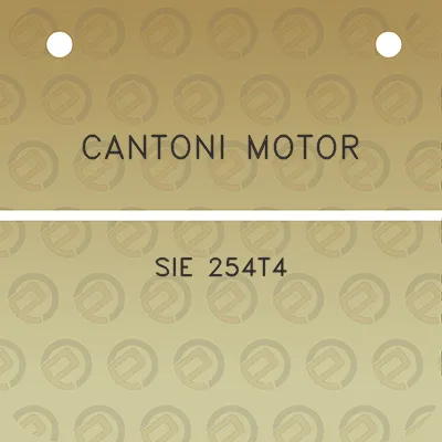 cantoni-motor-sie-254t4