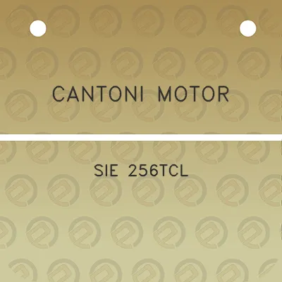 cantoni-motor-sie-256tcl