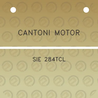 cantoni-motor-sie-284tcl