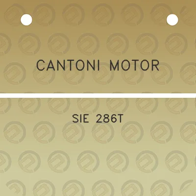 cantoni-motor-sie-286t