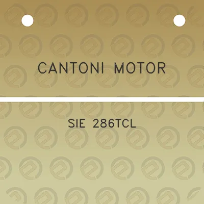 cantoni-motor-sie-286tcl