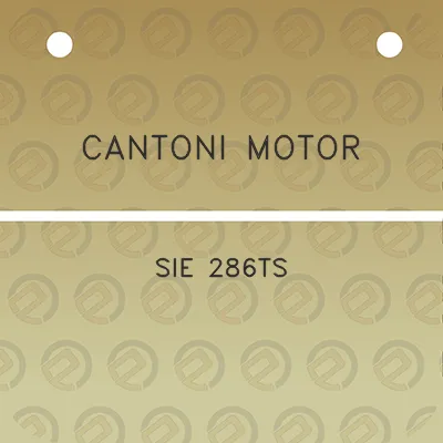 cantoni-motor-sie-286ts