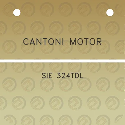 cantoni-motor-sie-324tdl